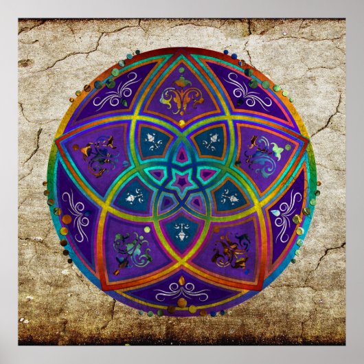 Venus Blume der Liebe schöne Künste Orientale Anti Poster (Vorne)