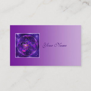 Venus Blume der Liebe schöne Künste Universe Visitenkarte