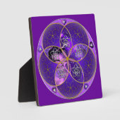 Venus Blume der Liebe schöne Künste violett rosa Fotoplatte (Vorderseite)