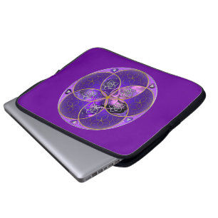 Venus Blume der Liebe schöne Künste violett rosa Laptopschutzhülle