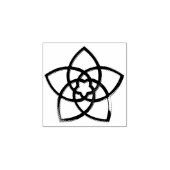 Venus Blume der Liebe - Silber + Ihre Ideen Gummistempel (Prägung)