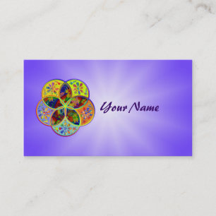 Venus-Blume des Liebe-schöne Künste Blumen-Power Visitenkarte