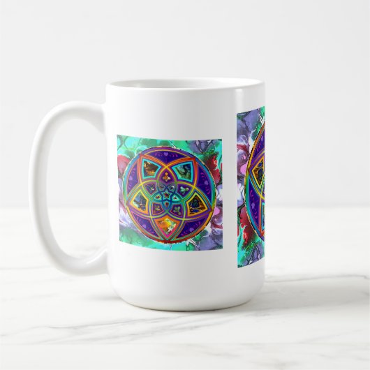 Venus-Blume des Liebe-schöne Künste Kaffeetasse (Links)