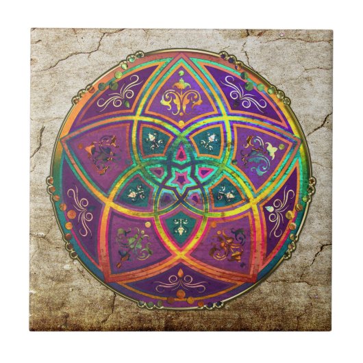 Venus-Blume Liebe-schöne Künste orientalischen Fliese (Vorderseite)