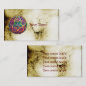 Venus-Blume Liebe-schöne Künste orientalischen Visitenkarte (Vorne/Hinten)