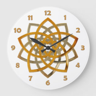 VENUS-BLUME/Venusblume Bi-Farbe/Uhrgesicht Große Wanduhr