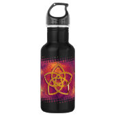 VENUS-BLUME / Venusblume GOLD UNIVERSUM Edelstahlflasche (Vorderseite)