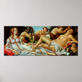 Venus Bottichelli und Mars Poster (Vorne)