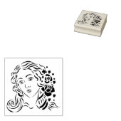 Venus - Briefmarke der Holzkunst Gummistempel (Stempel)