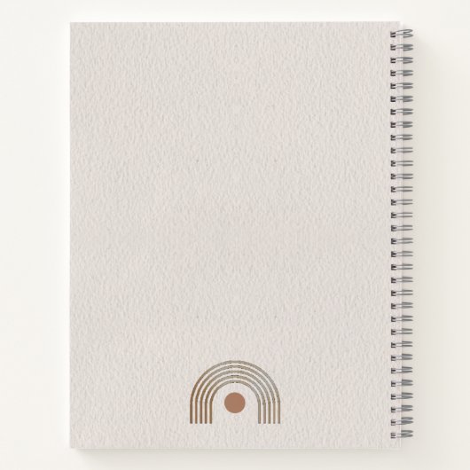 Venus + Calypso Spiral Notebook Notizblock (Rückseite)