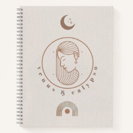 Venus + Calypso Spiral Notebook Notizblock