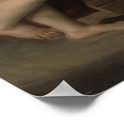 Venus Caressing Cupid Poster (Ecke)