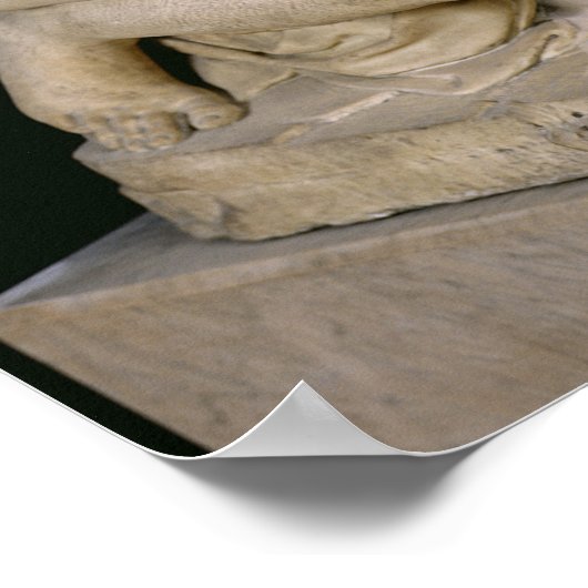 Venus Crouching, 1686 Poster (Ecke)