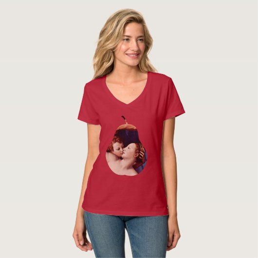Venus Cupid Foll and Time von Bronzino Woman T-Shi T-Shirt (Vorderseite Vollansicht)