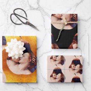Venus Cupid Foll and Time von Bronzino WPS3 Geschenkpapier Set