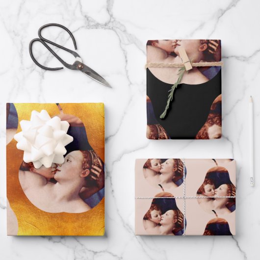 Venus Cupid Foll and Time von Bronzino WPS3 Geschenkpapier Set (Vorderseite)