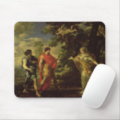 Venus, das zu Aeneas als Huntress, c.1635 Mousepad (Mit Mouse)