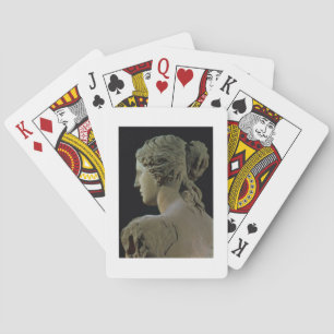 Venus de Milo, Detail der Rückseite des Kopfes, He Spielkarten