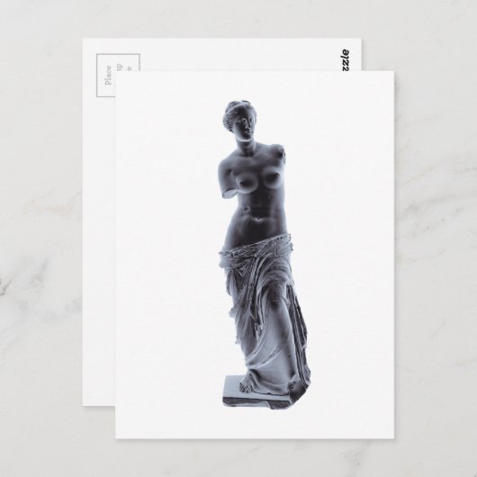 Venus de Milo Postkarte (Vorne/Hinten)