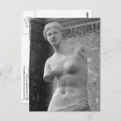 Venus de Milo Postkarte (Vorne/Hinten)