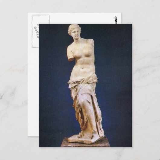 Venus de Milo Postkarte (Vorne/Hinten)