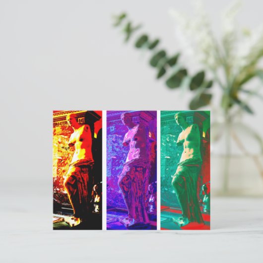 Venus de Milo Postkarte (Stehend Vorderseite)