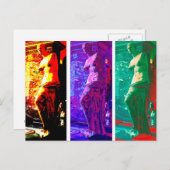 Venus de Milo Postkarte (Vorne/Hinten)