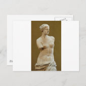 Venus de Milo Postkarte (Vorne/Hinten)