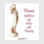 Venus de Milo Sticker (Blatt)