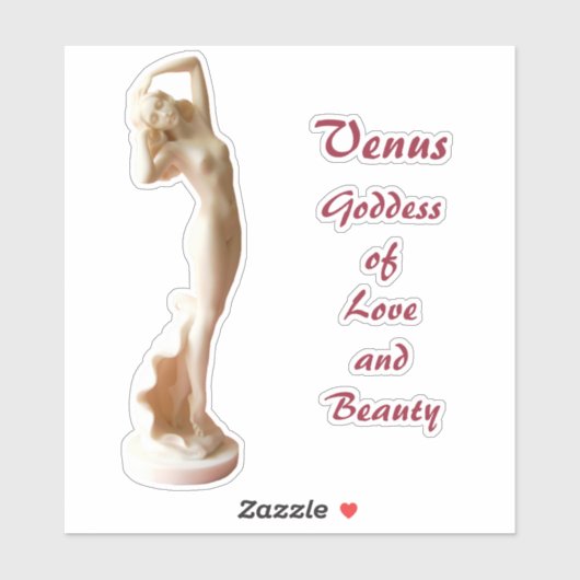 Venus de Milo Sticker (Blatt)