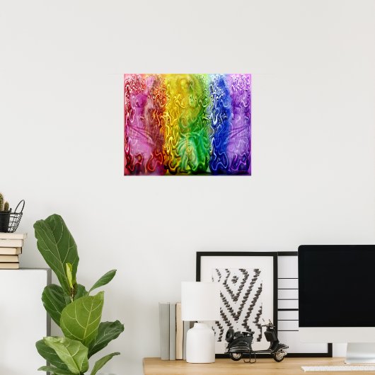 Venus de Rainbow Poster (Heimbüro)