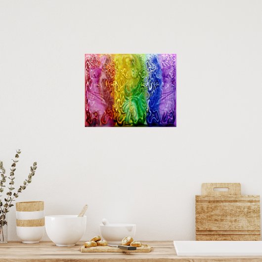 Venus de Rainbow Poster (Küche)