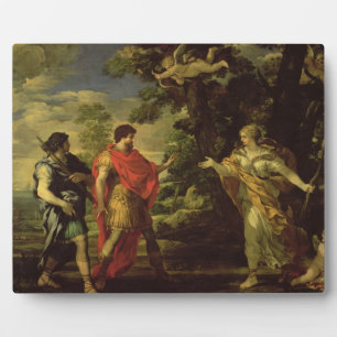 Venus, der als Huntress auf Aeneas erscheint, c.16 Fotoplatte