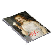 Venus + Eiscreme Sandro Botticelli Notizbuch Notizblock (Rechte Seite)