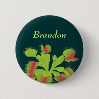 Venus Fliegenfalle Namensschild Button