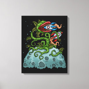 Venus Fly Falle Kinder Bubble Tee Geschenk Karnivo Leinwanddruck