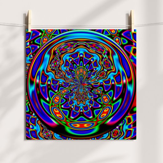 Venus Fly Trap Abstrakt Digital Poster