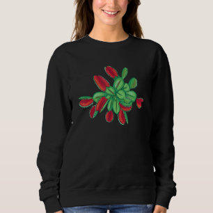 Venus Fly Trap Pflanze Sweatshirt