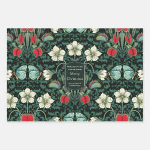 Venus FlyTonnare Personalisierter botanischer Urla Geschenkpapier Set