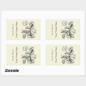 Venus Flytrap Buchzeichen Rechteckiger Aufkleber (Blatt)