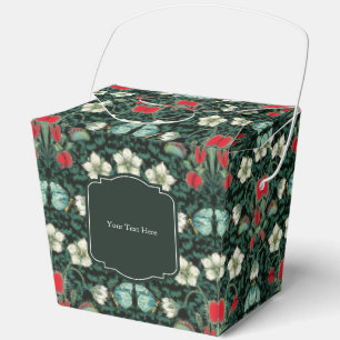 Venus Flytrap & Butterfly Gothic Custom Square Fav Geschenkschachtel