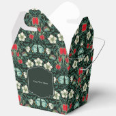 Venus Flytrap & Butterfly Gothic Custom Square Fav Geschenkschachtel (Offen)