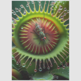 Venus Flytrap Floral Whimsical Fun Wild Seidenpapier