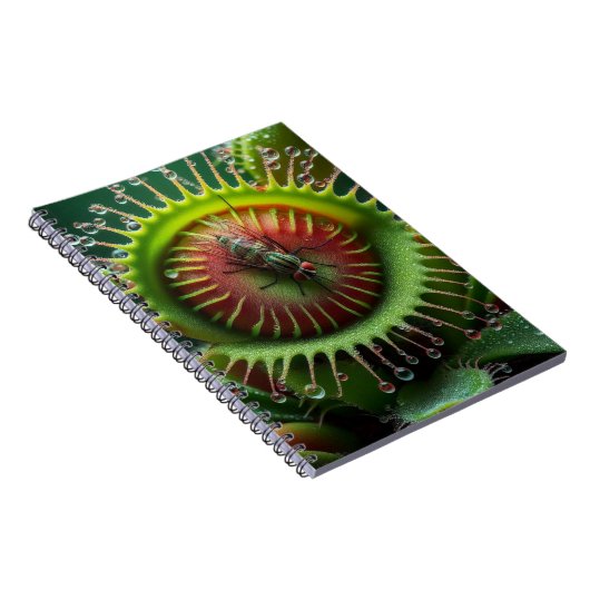 Venus Flytrap Floral Whimsical Plant Notizblock (Rechte Seite)