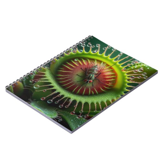 Venus Flytrap Floral Whimsical Plant Notizblock (Linke Seite)