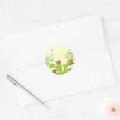 Venus Flytrap Geschenk Runder Aufkleber (Umschlag)