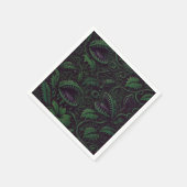 Venus Flytrap Green Slime Halloween-Party Serviette (Ecke)