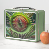 Venus Flytrap Grün und Rot Metall Brotdose (Beispiel)