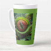 Venus Flytrap Grün und Rot Milchtasse (Linke Ecke)