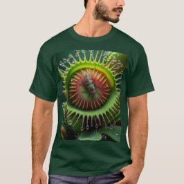 Venus Flytrap Grün und Rot T-Shirt